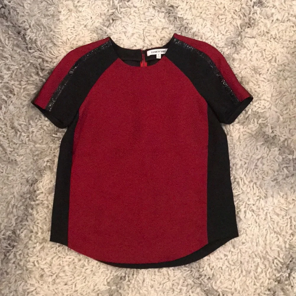 Elizabeth and James Cleo Red Top - Picture 3 of 6